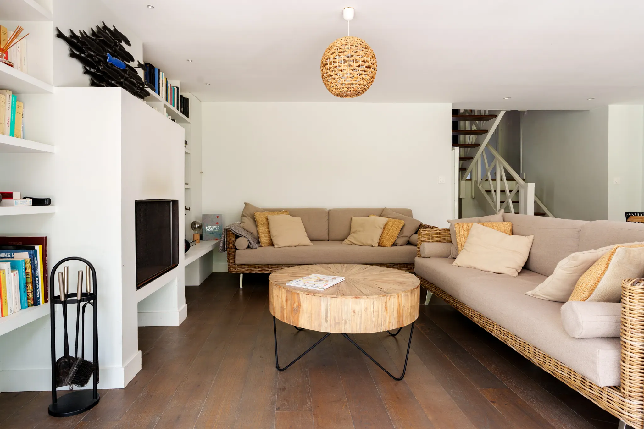 Coin canapé, insert, espace cosy